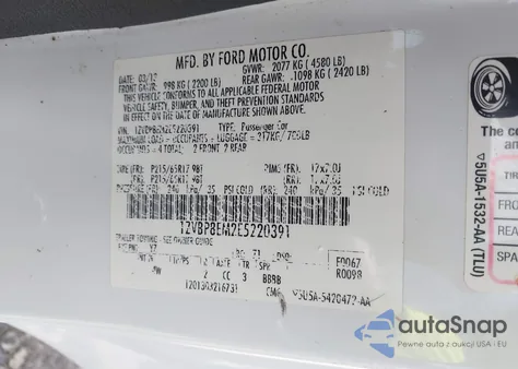 2014 Ford Mustang V6 Premium z USA, uszkodzony, nr VIN 1ZVBP8EM2E5220391